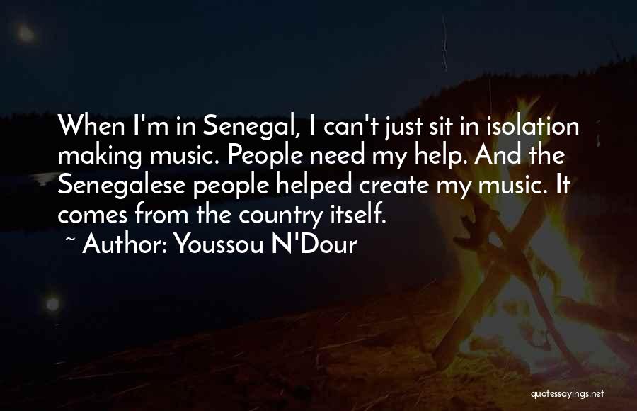 M And N Quotes By Youssou N'Dour