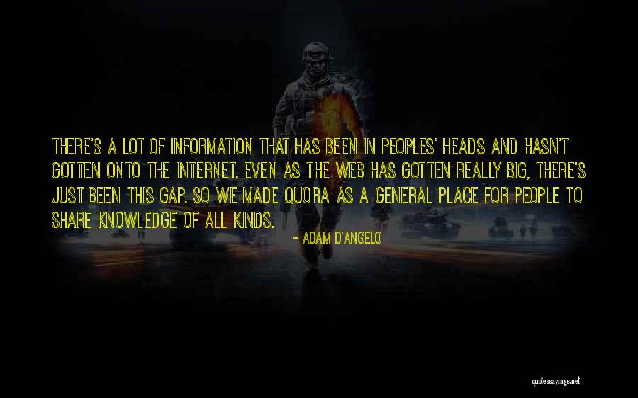 M Angelo Quotes By Adam D'Angelo M Angelo Quotes By Adam D'Angelo