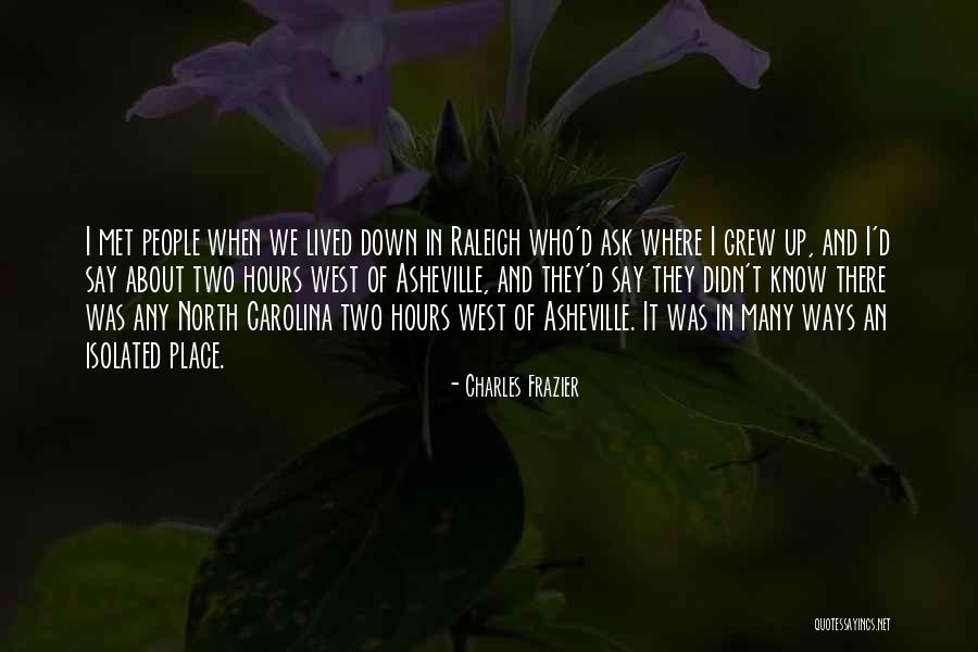 M Asheville Quotes By Charles Frazier M Asheville Quotes By Charles Frazier