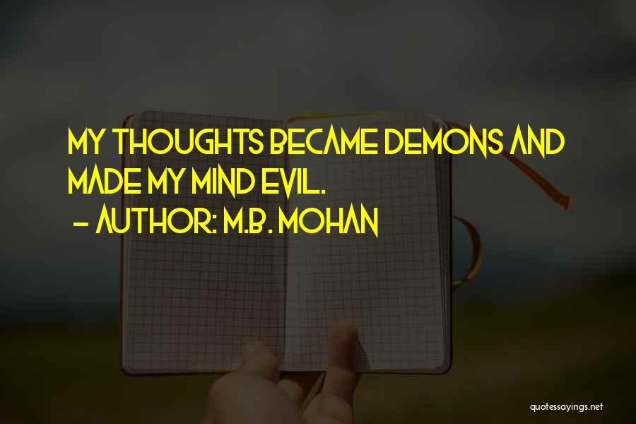 M&b Quotes By M.B. Mohan