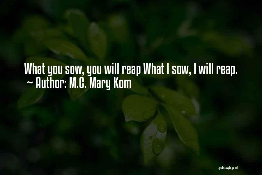 M.C. Mary Kom Quotes 534078