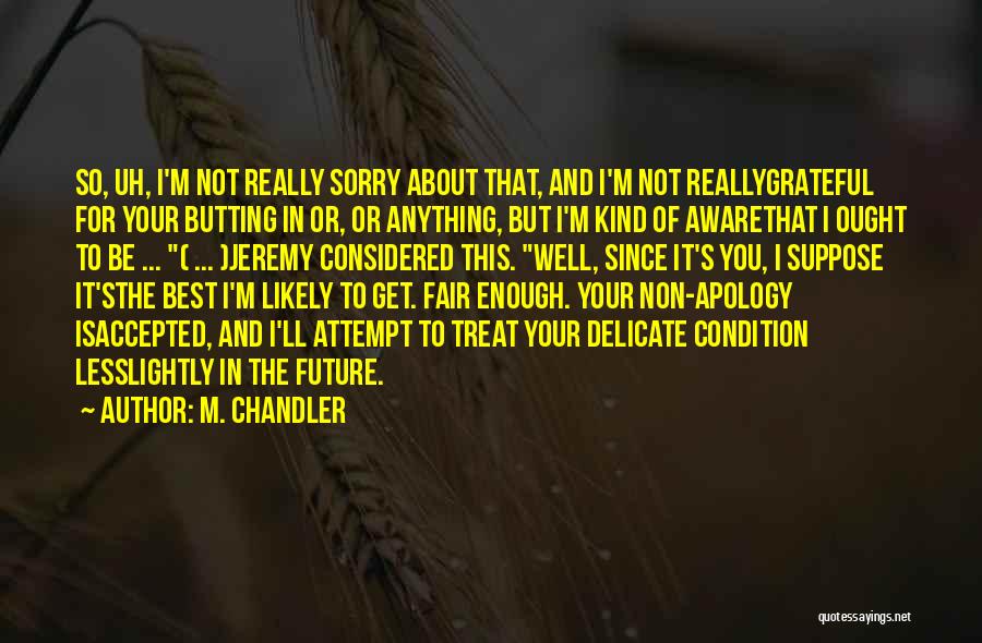M. Chandler Quotes 2189781