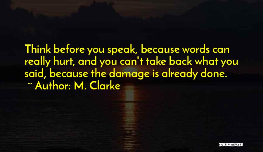 M. Clarke Quotes 540869