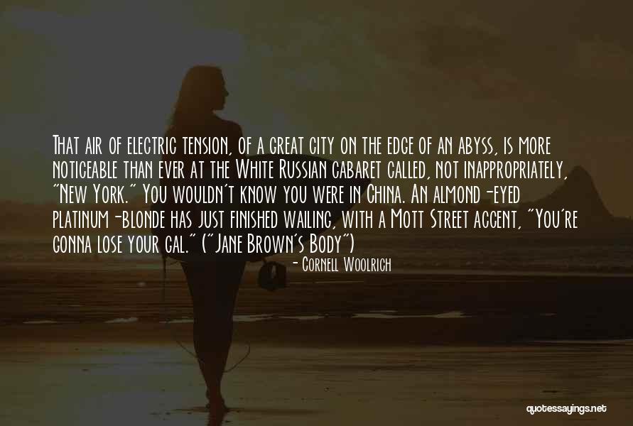 M E I Electric Quotes By Cornell Woolrich M E I Electric Quotes By Cornell Woolrich