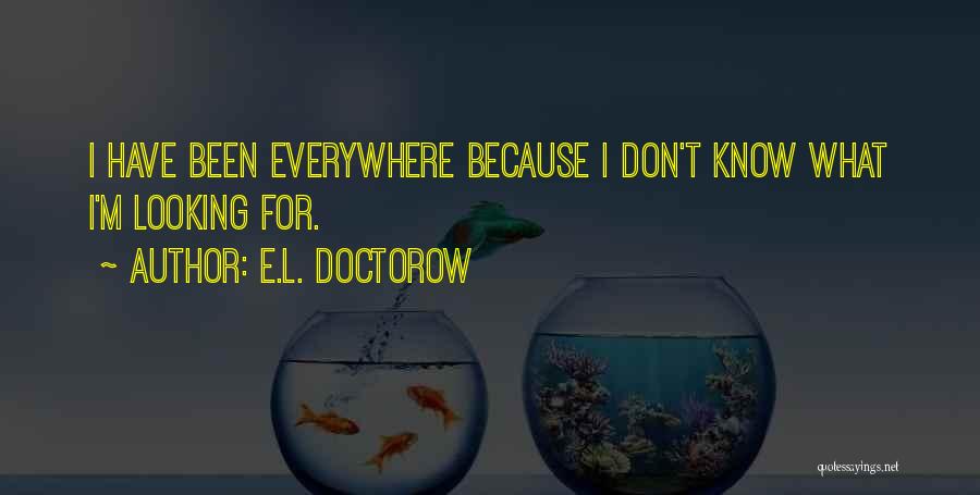 M E Quotes By E.L. Doctorow