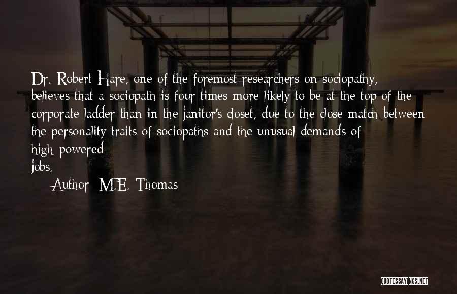 M.E. Thomas Quotes 538185
