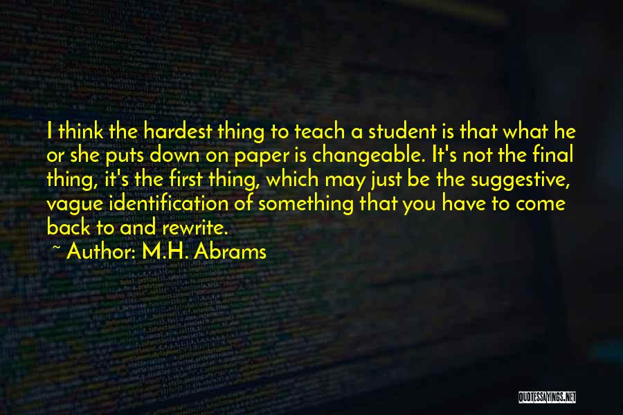 M.H. Abrams Quotes 534123