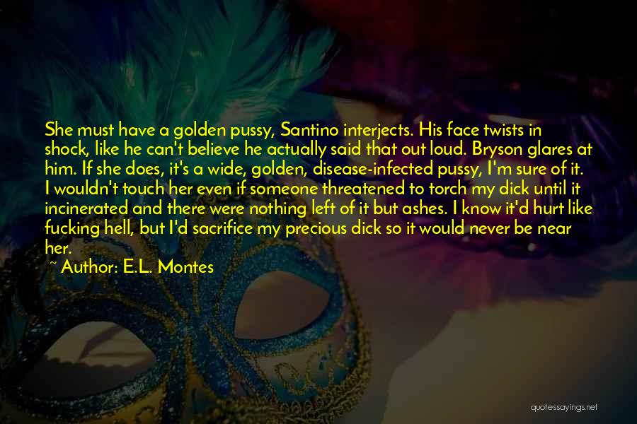 M Hurt Quotes By E.L. Montes