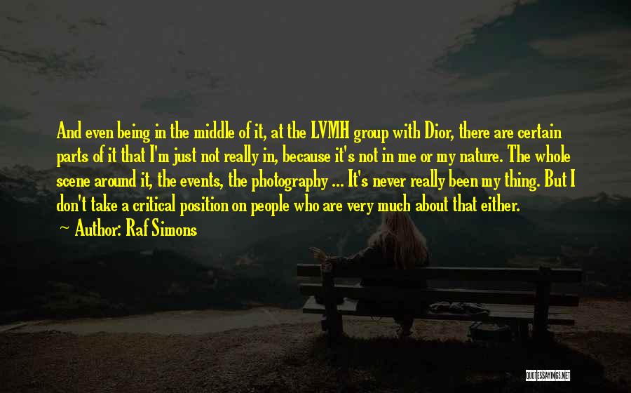 M.i.l.k Photography Quotes By Raf Simons