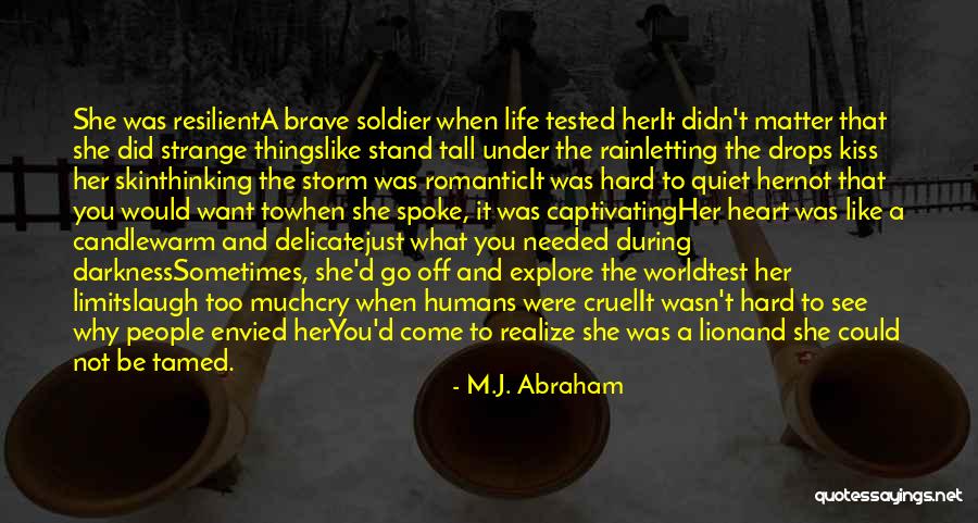 M.J. Abraham Quotes 1494781 M.J. Abraham Quotes 1494781