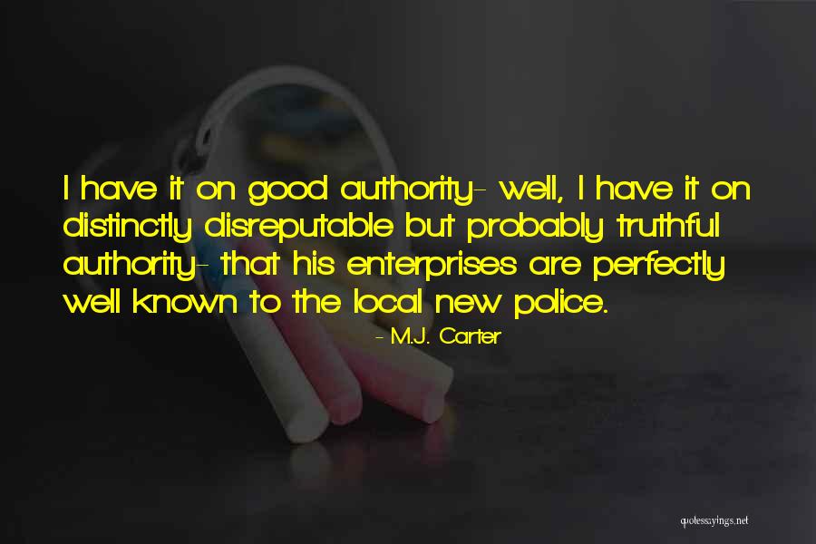 M.J. Carter Quotes 1674198 M.J. Carter Quotes 1674198