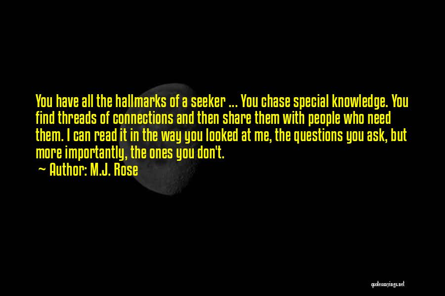 M.J. Rose Quotes 1507156