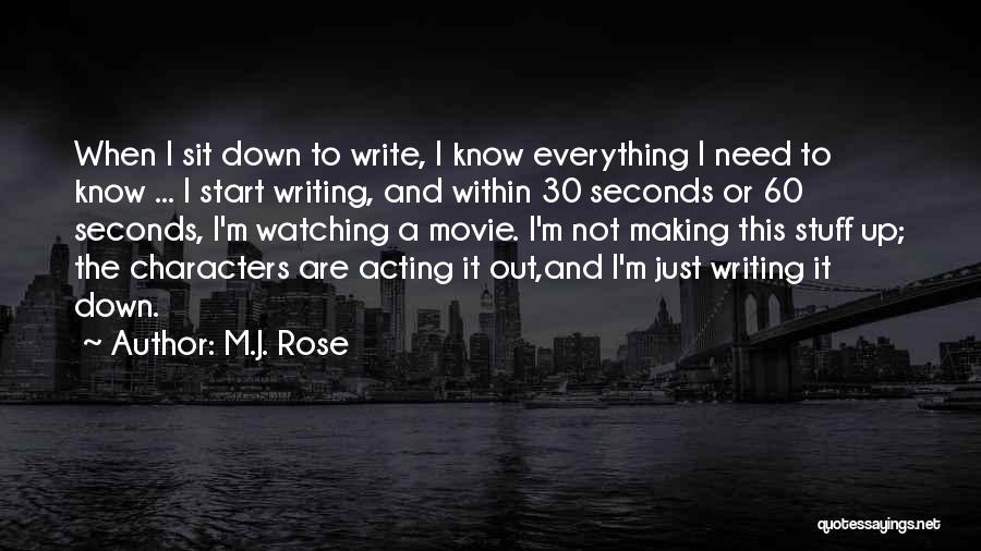 M.J. Rose Quotes 466377