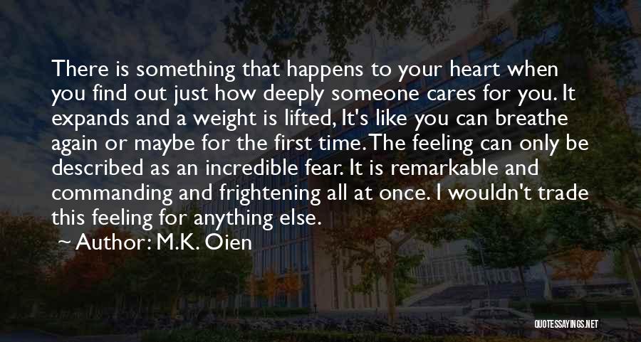 M.K. Oien Quotes 512357