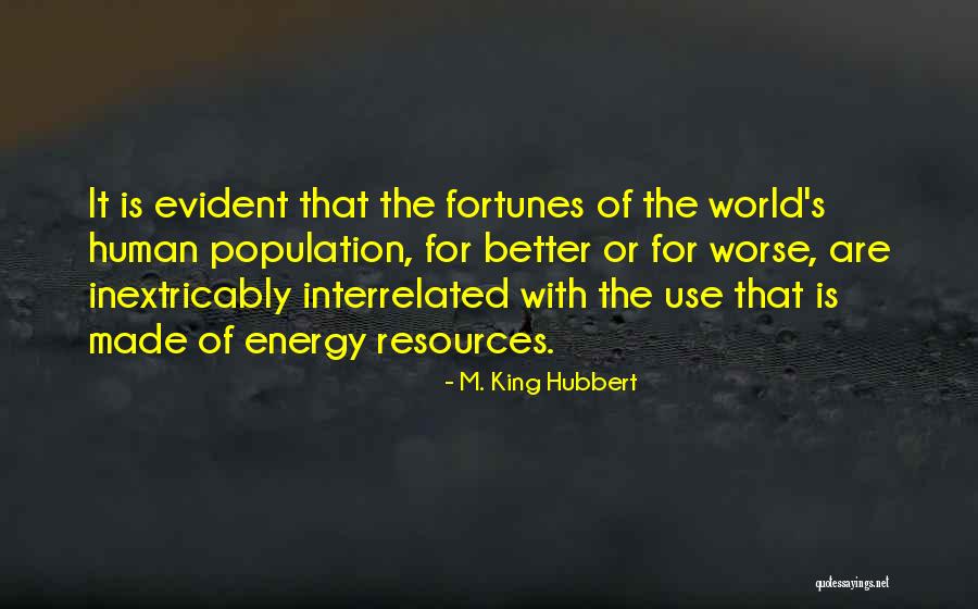 M. King Hubbert Quotes 1260591