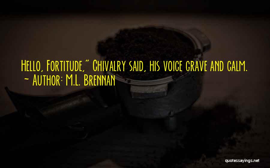 M.L. Brennan Quotes 137136