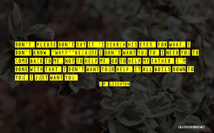 M. Leighton Quotes 746874 M. Leighton Quotes 746874
