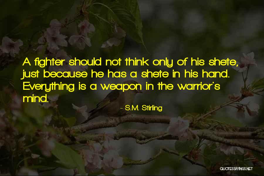 M M A Fighter Quotes By S.M. Stirling M M A Fighter Quotes By S.M. Stirling