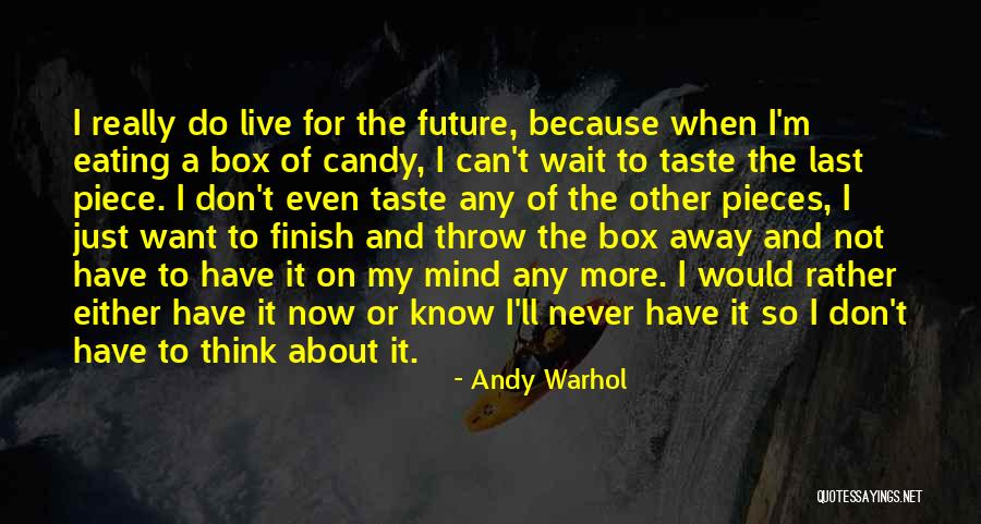 M&m Candy Quotes By Andy Warhol