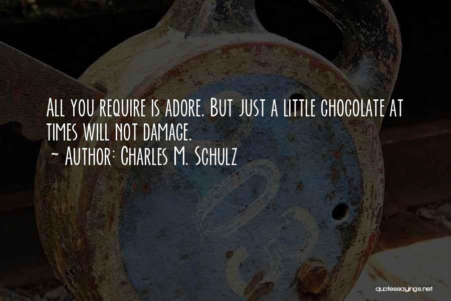 M&m Chocolate Quotes By Charles M. Schulz