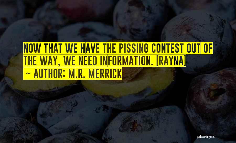 M.R. Merrick Quotes 1360016