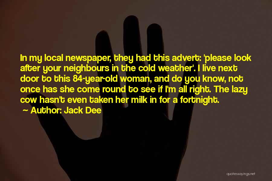 M&s Advert Quotes By Jack Dee