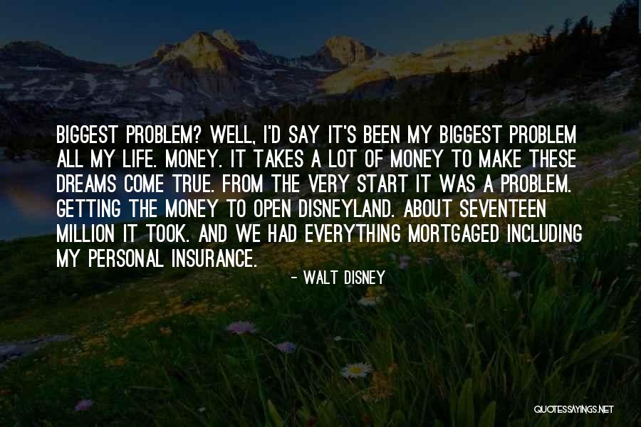 M&s Life Insurance Quotes By Walt Disney