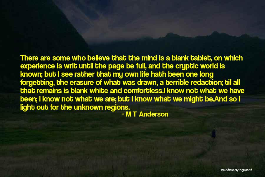 M T Anderson Quotes 2041294