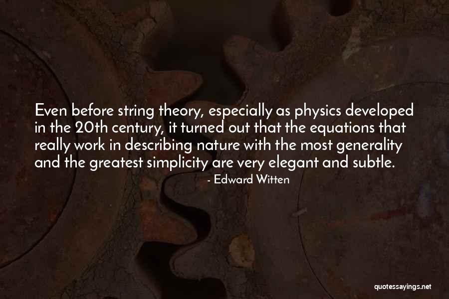 M Theory Witten Quotes By Edward Witten M Theory Witten Quotes By Edward Witten