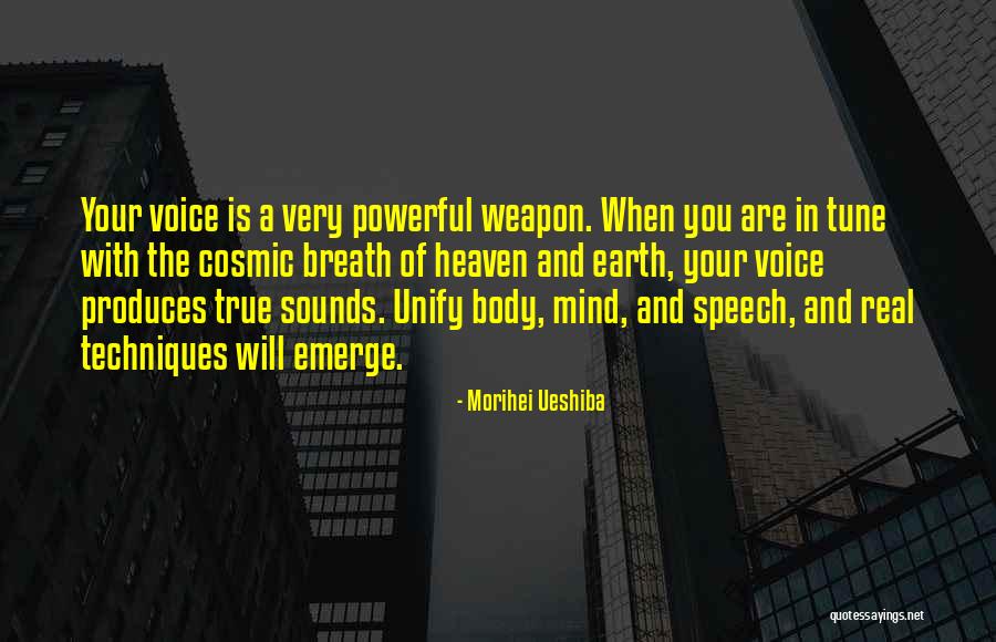 M Ueshiba Quotes By Morihei Ueshiba M Ueshiba Quotes By Morihei Ueshiba
