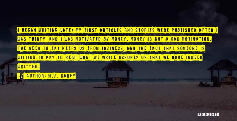 M.V. Carey Quotes 2050548