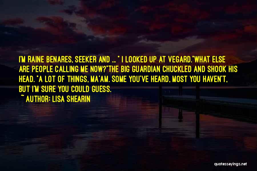 Ma'am Quotes By Lisa Shearin