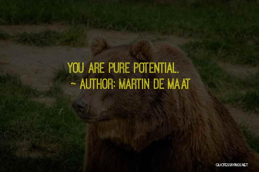 Maat Quotes By Martin De Maat