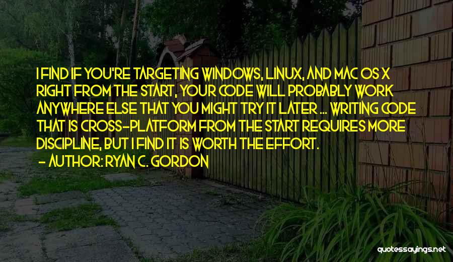 Mac Os Quotes By Ryan C. Gordon