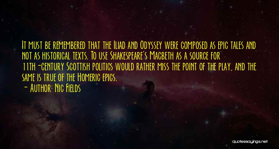 Macbeth's Quotes By Nic Fields