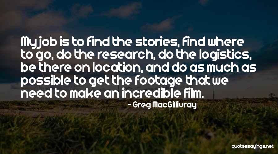Macgillivray Quotes By Greg MacGillivray Macgillivray Quotes By Greg MacGillivray