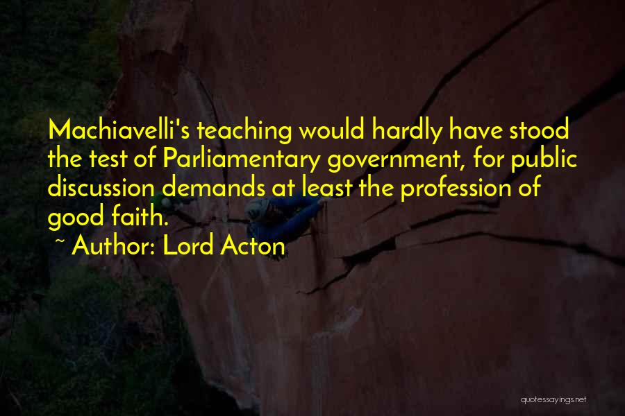 Machiavelli Quotes By Lord Acton