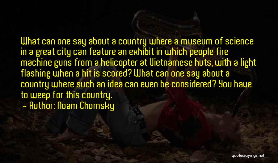 Machine Guns Quotes By Noam Chomsky