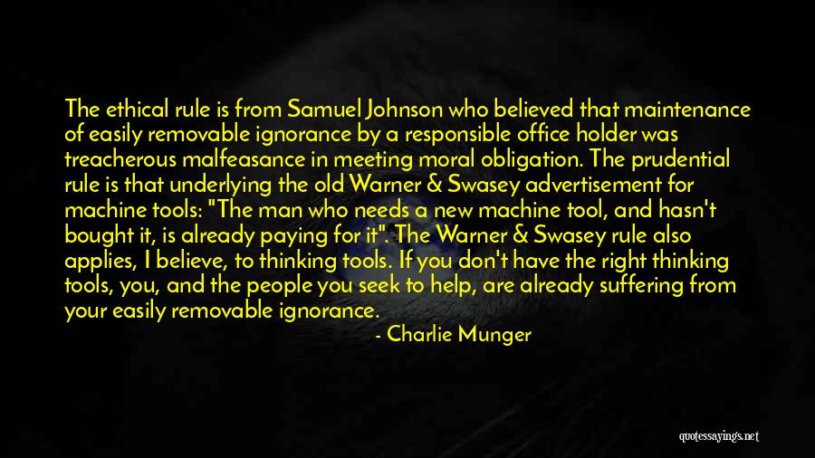 Machine Maintenance Quotes By Charlie Munger Machine Maintenance Quotes By Charlie Munger