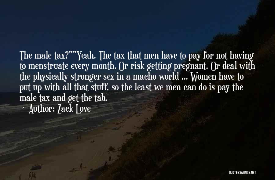 Macho Quotes By Zack Love