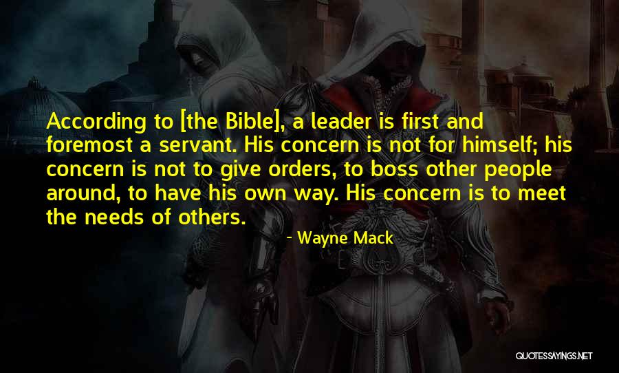 Mack Quotes By Wayne Mack