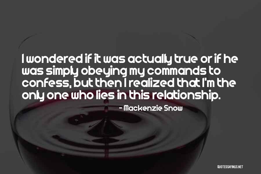 Mackenzie Snow Quotes 255423 Mackenzie Snow Quotes 255423