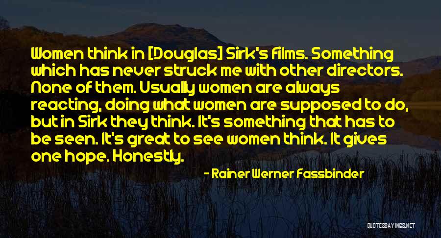 Mackintosh Muggleton Quotes By Rainer Werner Fassbinder Mackintosh Muggleton Quotes By Rainer Werner Fassbinder