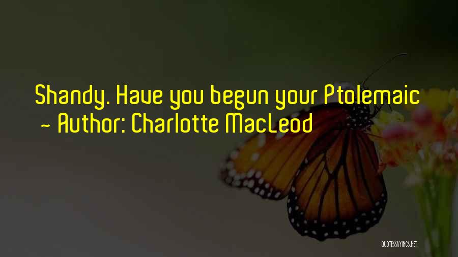 Macleod Quotes By Charlotte MacLeod