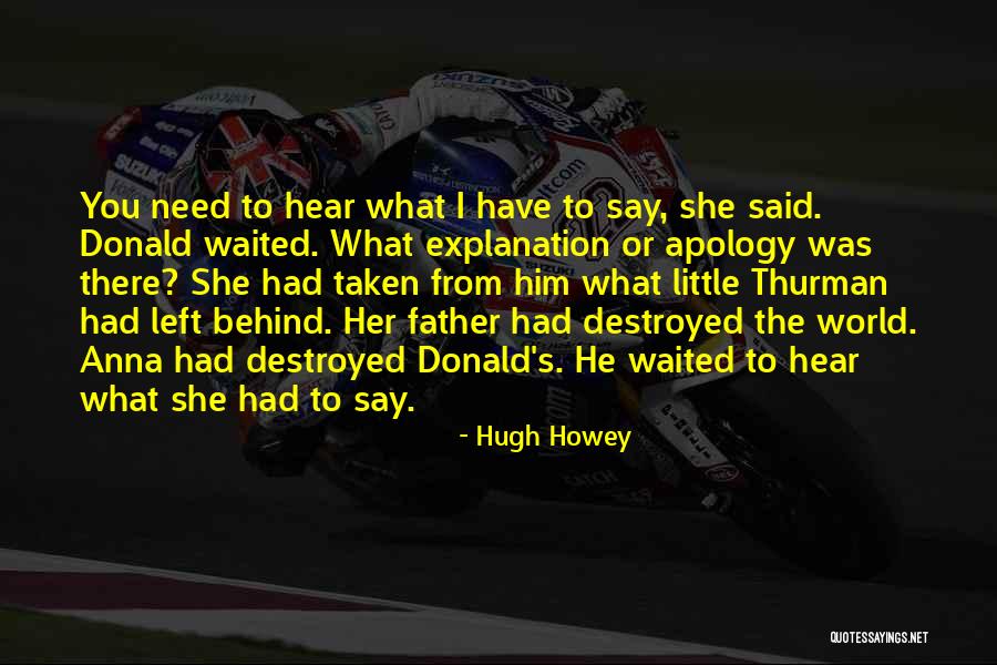 Macvittie Pitt Quotes By Hugh Howey Macvittie Pitt Quotes By Hugh Howey