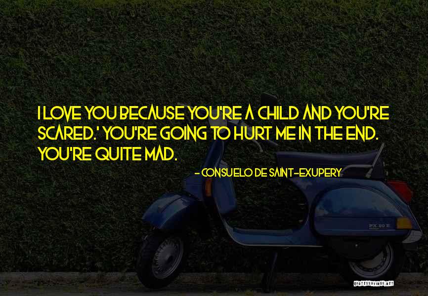 Mad Because I Love You Quotes By Consuelo De Saint-Exupery