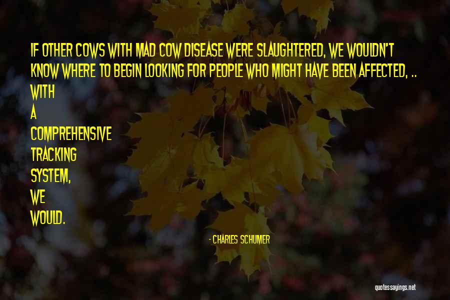 Mad Cow Quotes By Charles Schumer Mad Cow Quotes By Charles Schumer