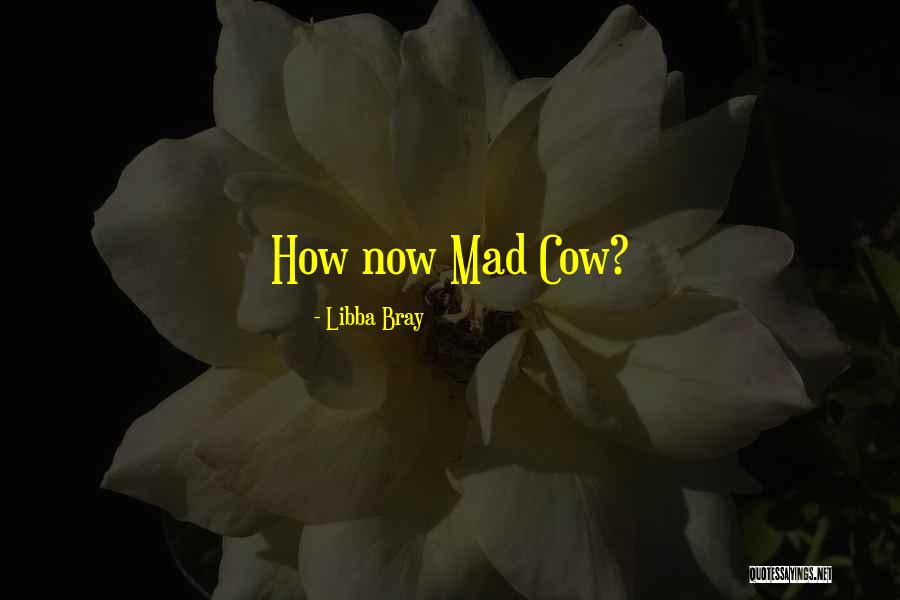 Mad Cow Quotes By Libba Bray