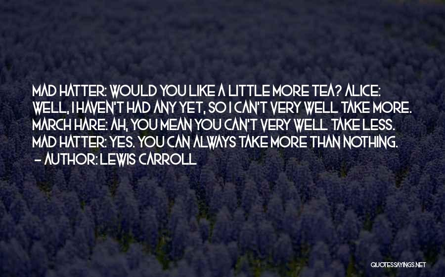 Mad Hatter Quotes By Lewis Carroll