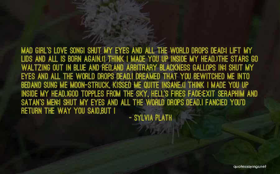 Mad World Song Quotes By Sylvia Plath